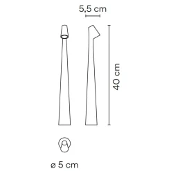 Vibia Africa 5585 LED Akkuleuchte