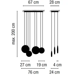 Vibia Cosmos 2515 Pendelleuchte