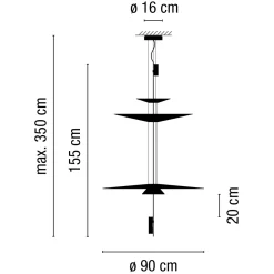 Vibia Flamingo 1560 Pendelleuchte