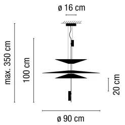 Vibia Flamingo 1530 Pendelleuchte