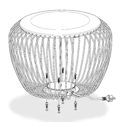 Vibia Meridiano 4715 LED Bodenleuchte