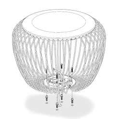 Vibia Meridiano 4710 LED Bodenleuchte