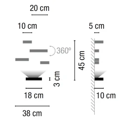 Vibia Set 7753 Wandleuchte