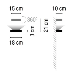 Vibia Set 7750 Wandleuchte
