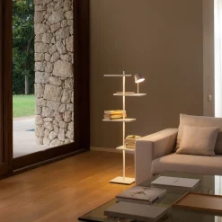 Vibia Suite 6007 Stehleuchte, mit Leselicht