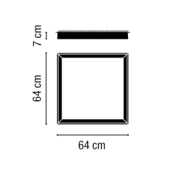 Vibia Up 4454 Deckenleuchte