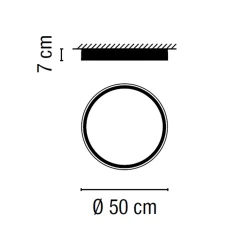 Vibia Up 4440 Deckenleuchte