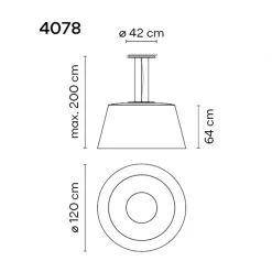 Vibia Wind 4078 LED Pendelleuchte