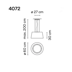 Vibia Wind 4072 Outdoor LED Pendelleuchte