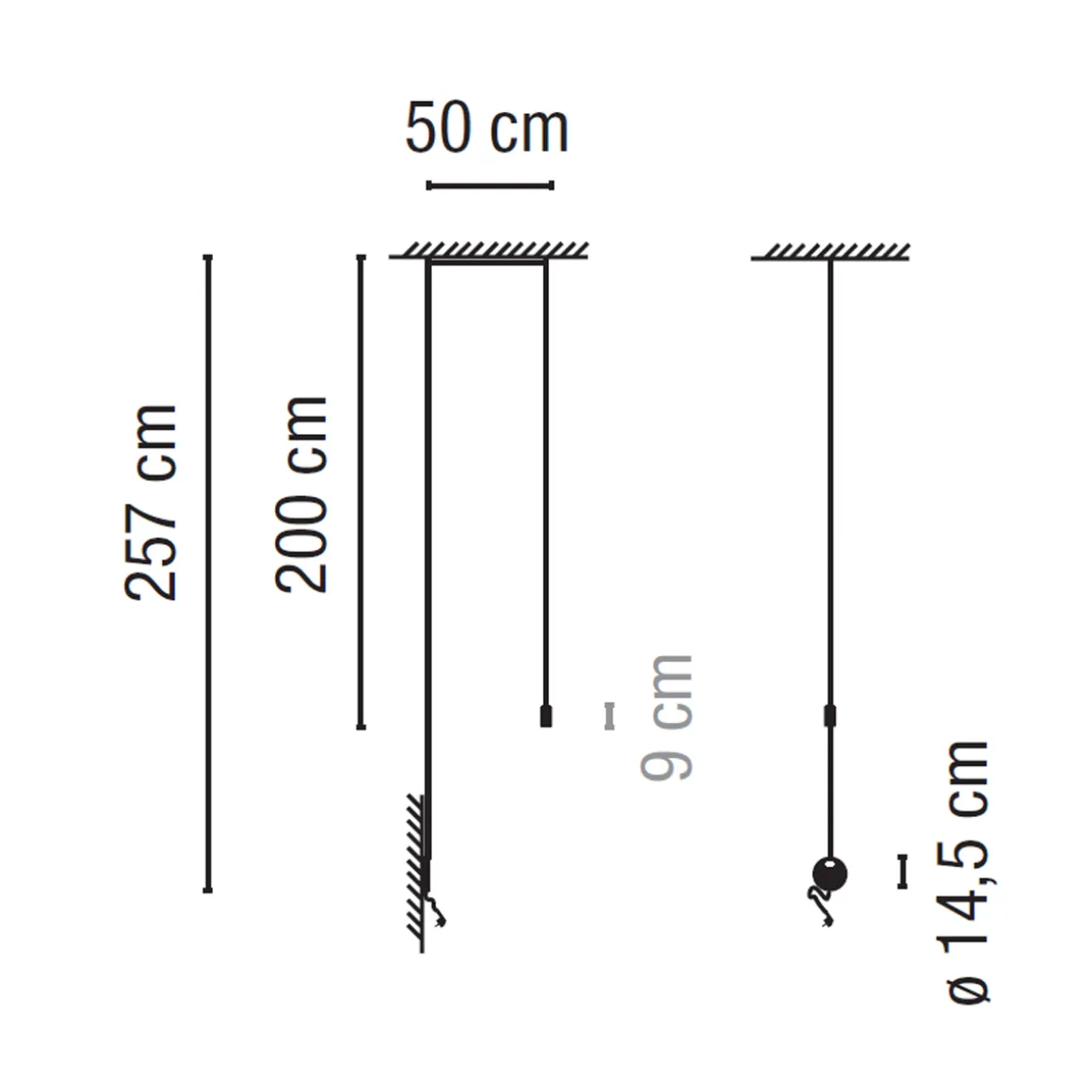 Vibia Wireflow LED 0347 Pendelleuchte