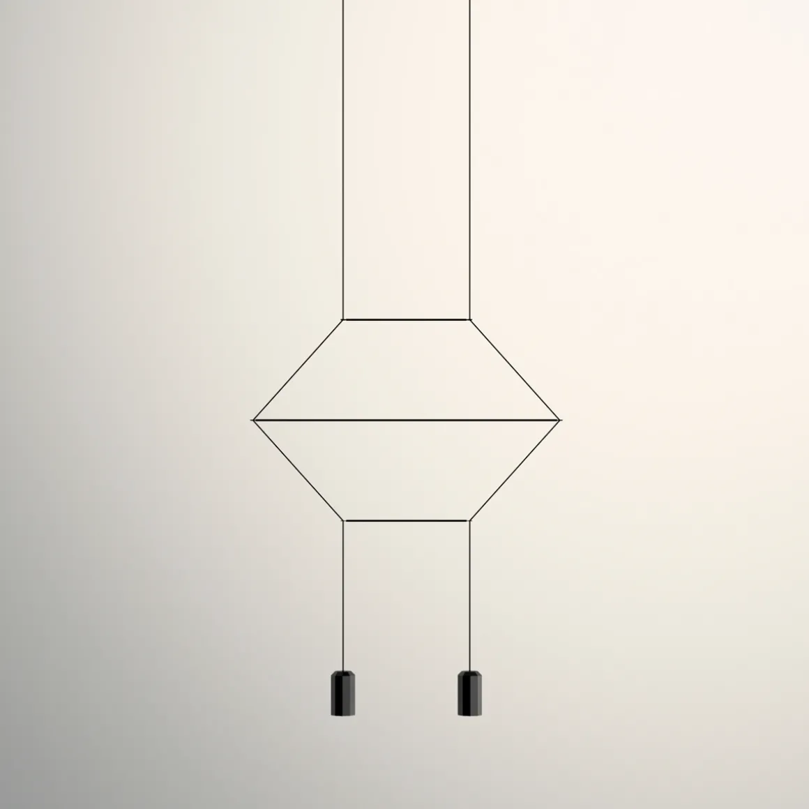 Vibia Wireflow LED Pendelleuchte, linear