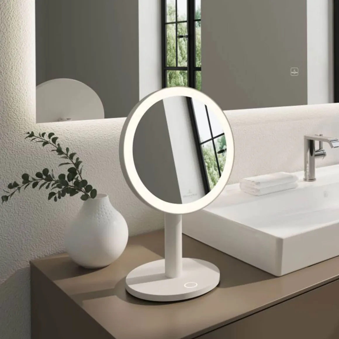 Villeroy & Boch Como LED Akkuleuchte & Kosmetikspiegel