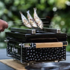 Yakiniku Yakitori Edelstahlstangen / Trägersystem