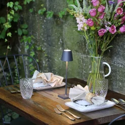 Zafferano AiLati 12er Set Poldina micro Pro LED Akkuleuchte inkl. Multi-Kontaktladestation