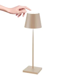 Zafferano AiLati 6er Set Poldina Pro LED Akkuleuchte inkl. Multi-Kontaktladestation