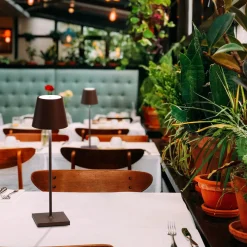 Zafferano AiLati 6er Set Poldina Pro LED Akkuleuchte inkl. Multi-Kontaktladestation