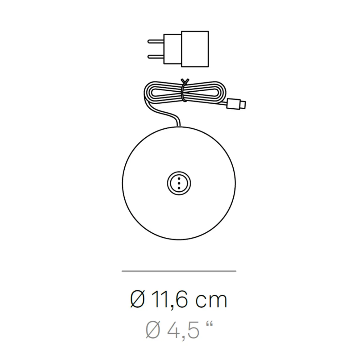 Zafferano AiLati Kontaktladestation für Olivia Pro