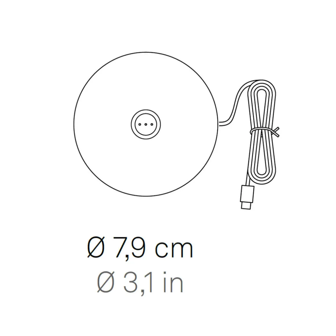 Zafferano AiLati Kontaktladestation für Olivia Micro Pro