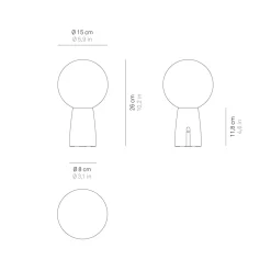 Zafferano AiLati Olimpia Pro LED Akkuleuchte