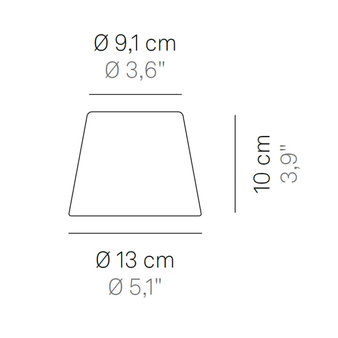 Zafferano AiLati Poldina Keramikschirm