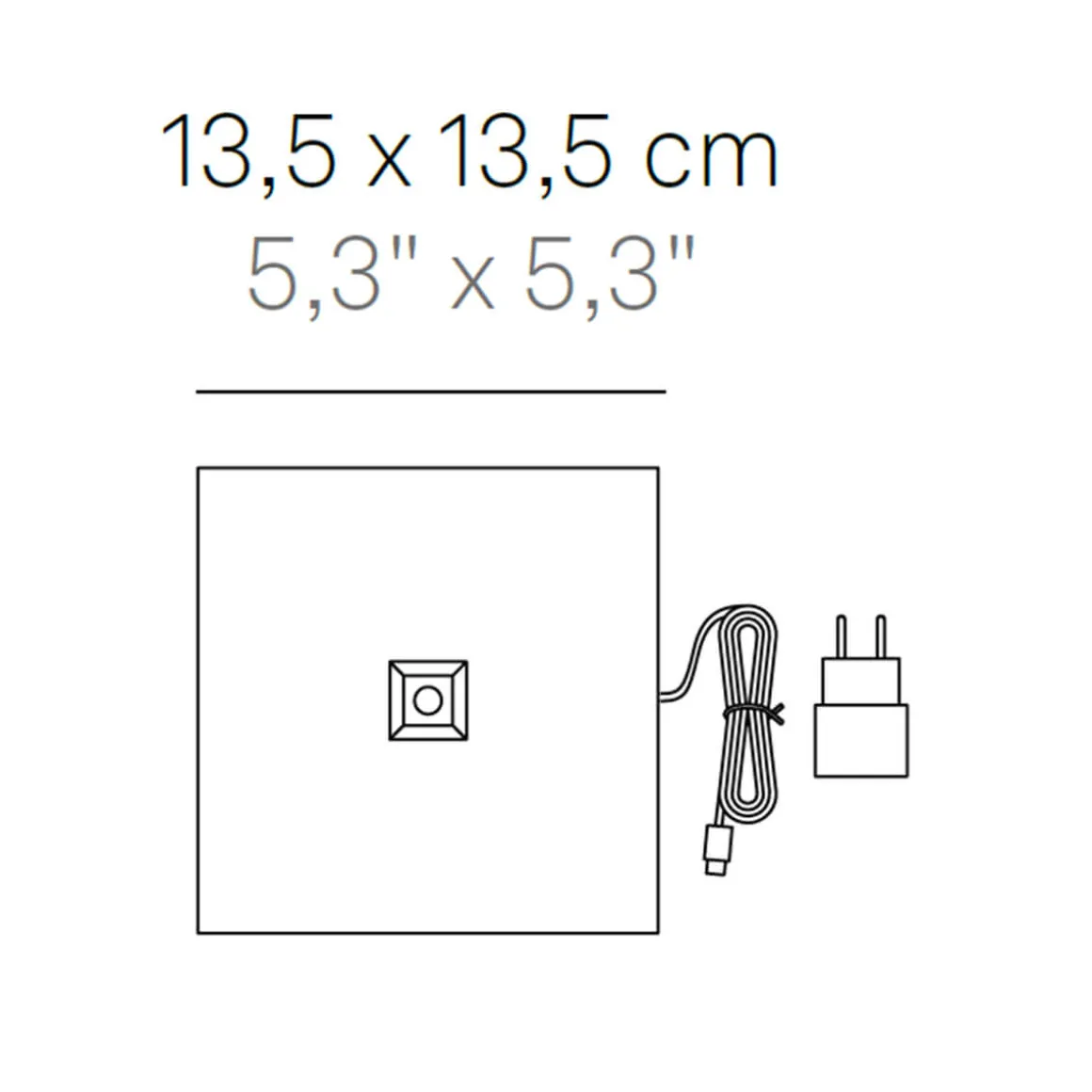 Zafferano AiLati Poldina L desk Pro LED Akkuleuchte